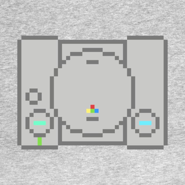 PlayStation Classic Retro Pixel Art by StebopDesigns